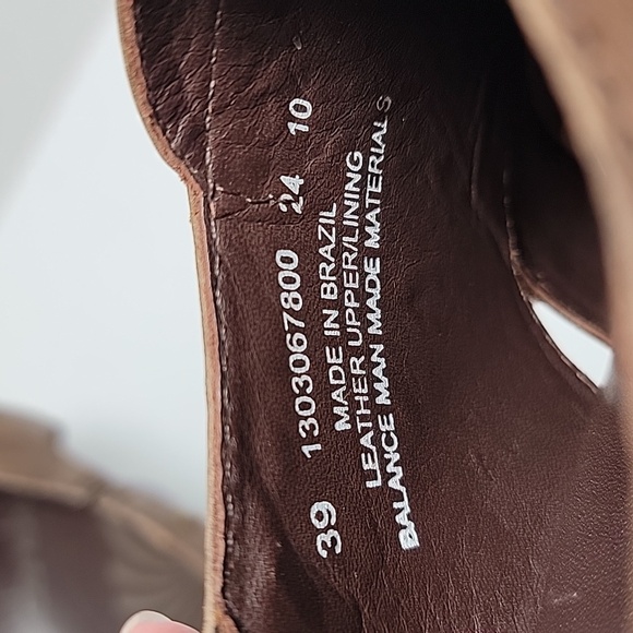 Dansko Ryder Mules Clogs Sz 39 US 8.5 9 Brown Leather Block Heel Studded Comfort - Picture 13 of 16